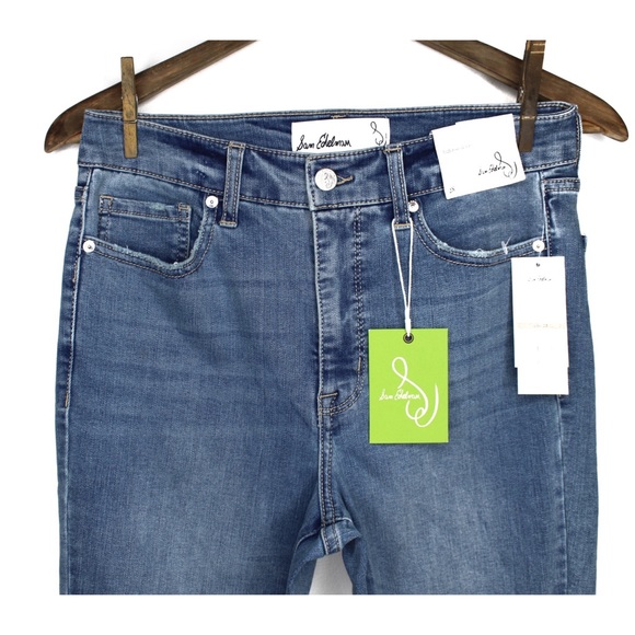 Sam Edelman NWT Seaside High Rise Skinny Distressed Jeans 28 6 - Picture 4 of 10